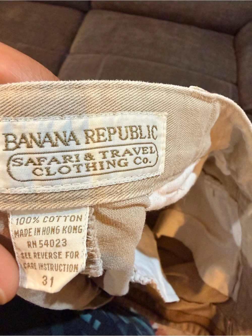 Banana Republic Safari & Travel Archive Reissue pleaded Fishing Shorts Size 31